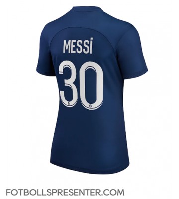 Paris Saint-Germain Lionel Messi #30 Hemma Matchtröja Dam 2022-23 Kortärmad